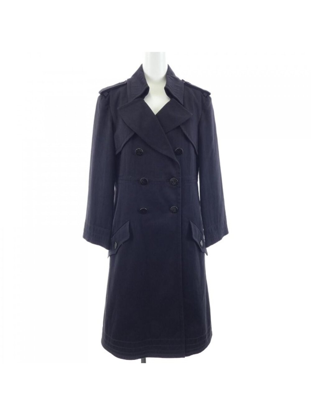 Chanel Trench Coat Black